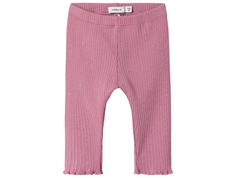 Name It mauve orchid stjerner leggings